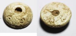 Ancient Coins - Roman Near East. Second-third century AD. Stone Spindle whorl