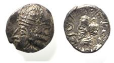 Ancient Coins - Kings of Persis. 2nd century BC. AR Obol