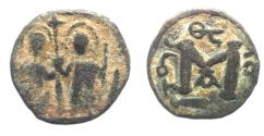 World Coins - ISLAMIC, Umayyad Caliphate. temp. Mu'awiya I ibn Abi Sufyan to 'Abd al-Malik ibn Marwan. AH 41-86 / AD 661-705. Æ Fals