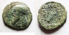 Ancient Coins - KINGS of PARTHIA. Mithradates II. 121-91 BC. Æ 15