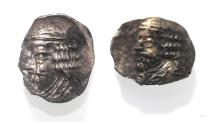 Ancient Coins - Kings of Persis. 2nd century BC. AR Obol