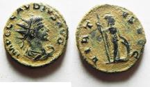 Ancient Coins - CLAUDIUS II GOTHICUS AE ANTONINIANUS, ORIGINAL DESERT PATINA