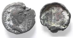 Ancient Coins - TAKEN FROM A COIN: Egypt. Alexandria under Hadrian (AD 117-138). Lead seal impression (25mm, 9.97g).