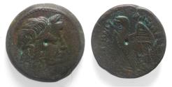 Ancient Coins - PTOLEMAIC KINGS of EGYPT. Ptolemy V or Ptolemy VI. 204-180 BC or 180-145 BC. Æ.