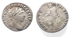 Ancient Coins - ARABIA. PETRA OR BOSTRA. TRAJAN SILVER DRACHM.