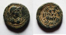 Ancient Coins - DECAPOLIS, Philadelphia. Pseudo-autonomous issue. Time of Titus, AD 79-81. Æ 14