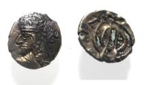 Ancient Coins - Kings of Persis. 2nd century BC. AR Obol