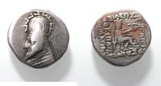 Ancient Coins - KINGS OF PARTHIA. Parthian Kingdom. SILVER DRACHM .