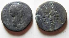 Ancient Coins - ROMAN IMPERIAL. FAUSTINA SENIOR AE SESTERTIUS