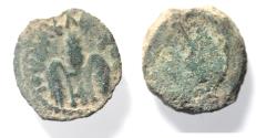Ancient Coins - AS FOUND: JUDAEA, Procurators. Pontius Pilate. 26-36 CE. Æ Prutah