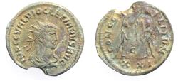 Ancient Coins - AS FOUND: DIOCLETIANUS AE ANTONINIANUS. LIGHT ENCRUSTATIONS