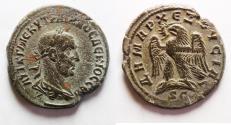 Ancient Coins - Trajan Decius (249-251). Seleucis and Pieria, Antioch. BI Tetradrachm