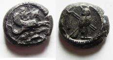 Ancient Coins - PHOENICIA, Tyre. Uncertain king. Circa 393-358 BC. AR Shekel
