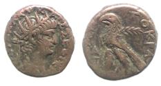 Ancient Coins - EGYPT, Alexandria. NERO SILVER TETRADRACHM.