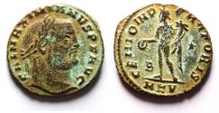 Ancient Coins - ROMAN IMPERIAL. MAXIMIANUS AE FOLLIS.