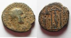 Ancient Coins - Samaria. Neapolis under Trebonianus Gallus (AD 251–253). AE 24mm, 12.93g. 