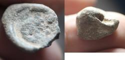 Ancient Coins - HELLENISTIC LEAD SEAL IMPRESSION. 300 -100 B.C. ZEUS?