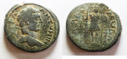 Ancient Coins - ARABIA, Rabbathmoba, Geta As Caesar, A.D. 198-209. Æ 29