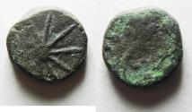 Ancient Coins - WORTHY OF FURTHER RESEARCH:  Alexander Jannaeus AE Prutah, 103 - 76 B.C.E. unusual strike