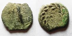 Ancient Coins - JUDAEA, Procurators. Valerius Gratus. 15-26 CE. AE PRUTAH