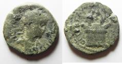 Ancient Coins - JUDAEA, Caesarea Maritima. Volusian. AD 251-253. Æ 27