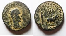 Ancient Coins - ROMAN PROVINCIAL. Mesopotamia. Rhasaena under Trajan Decius (AD 249-251). AE 25mm, 13.88g.