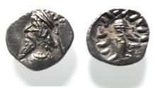 Ancient Coins - Kings of Persis. 2nd century BC. AR Obol