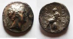 Ancient Coins - Seleukid Kings. Antiochos IV Epiphanes (175-164 BC). AR tetradrachm (27 mm, 15.35 g). Susa mint.