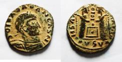 Ancient Coins - Constantine II, as Caesar (AD 316-337).  AE 3 (16mm, 1.77g) Barbarous imitation of Siscia mint. Prototype struck c. AD 318-319.