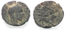 Ancient Coins - Judaea. Caesarea Maritima under Volusian (AD 251-253). AE 27