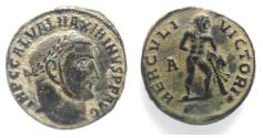 Ancient Coins - Maximinus II Daia AE Follis Antioch Mint 313 AD. AE FOLLIS. HERCULES