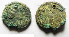 AS FOUND. FAUSTA AE FOLLIS | Roman Imperial Coins