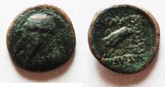 Ancient Coins - PARTHIA. Mithradates II (121-91 BC). AE chalkous (14mm, 1.81g). Rhagai mint.