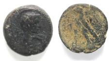 Ancient Coins - EGYPT, Alexandria. Augustus (Octavian). 27 BC-AD 14. Æ Obol