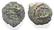 Ancient Coins - JUDAEA, Herodians. Herod II Archelaos. 4 BCE- 6 CE. Æ  Prutah