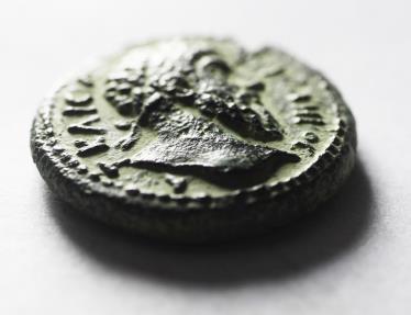 Ancient Coins - CHOICE. HIGH RELIEF: Decapolis. Philadelphia under Lucius Verus (AD 161-169). AE 22