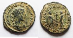 Ancient Coins - AS FOUND: DIOCLETIANUS AE ANTONINIANUS