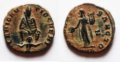 Ancient Coins - Pagan Coinage. Time Of Persecution: Maximinus II. 1/4 Nummus. A.D. 312.