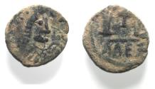 Ancient Coins - BYZANTINE. JUSTINIAN I AE 12 NUMMI. ALEXANDRIA