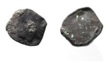 Ancient Coins - Philistia (Palestine). Uncertain mint. AR obol .Struck c. 450-333 BC.