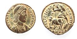 Ancient Coins - CONSTANTIUS II AE . FALLEN HORSEMAN