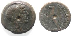 Ancient Coins - PTOLEMAIC KINGS of EGYPT. Ptolemy V or Ptolemy VI. 204-180 BC or 180-145 BC. Æ. ISIS