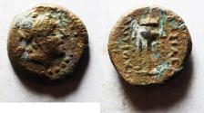 Ancient Coins - SELEUKID KINGS of SYRIA. Antiochos III ‘the Great’. 222-187 BC. Æ 15 . Ekbatana mint.
