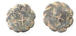 Ancient Coins - Byzantine Near East. 6th-7th century(?). AE follis or Roman provincial coin (22mm, 7.62g)