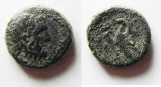 Ancient Coins - GREEK. Ptolemaic Kingdom. Kleopatra I as regent for Ptolemy VI Philometor. (180-176 BC). AE 17mm, 5.56g. 