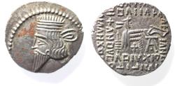 Ancient Coins - Kings of Parthia.  AR Drachm