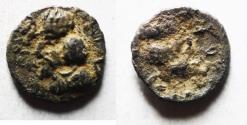 Ancient Coins - AS FOUND: 	Kings of Persis. 2nd century BC. AR Obol