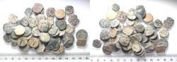 Ancient Coins - AS FOUND: NABATAEAN KINGDOM. LOT OF 50 AE COINS