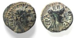 Ancient Coins - DECAPOLIS. GADARA. TIBERIUS AE 18