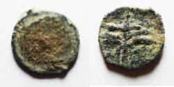Ancient Coins - IMITIATING TYRE: Judaea. Caesarea Maritima (?) AE minima AE 10. Struck 1st-2nd centuries AD.